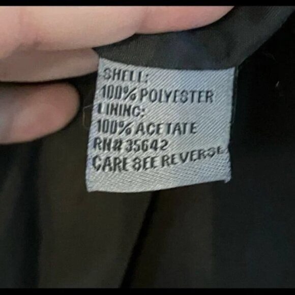 Y2K Halston Suit 10 Long Blazer Wide Leg Pants Minimalist Capsule Luxury - Picture 12 of 13